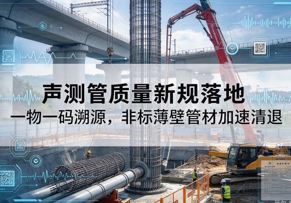 荔浦声测管质量新规落地，一物一码溯源，非标薄壁管材加速清退